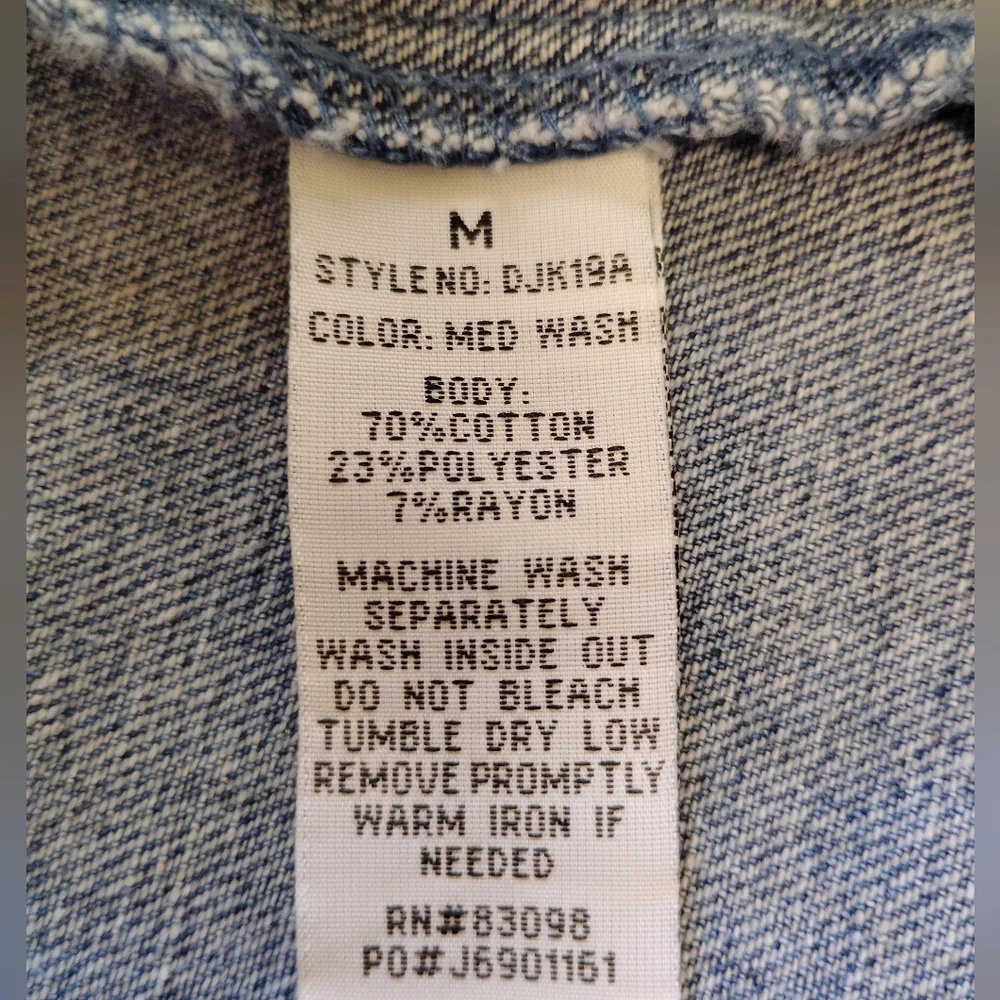 Ci Sono Blue Classic Jean Jacket - Picture 5 of 5